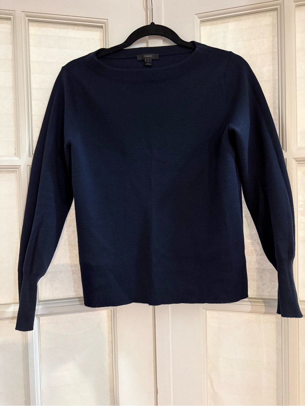 J. Crew Navy Crewneck Pullover Sweater
